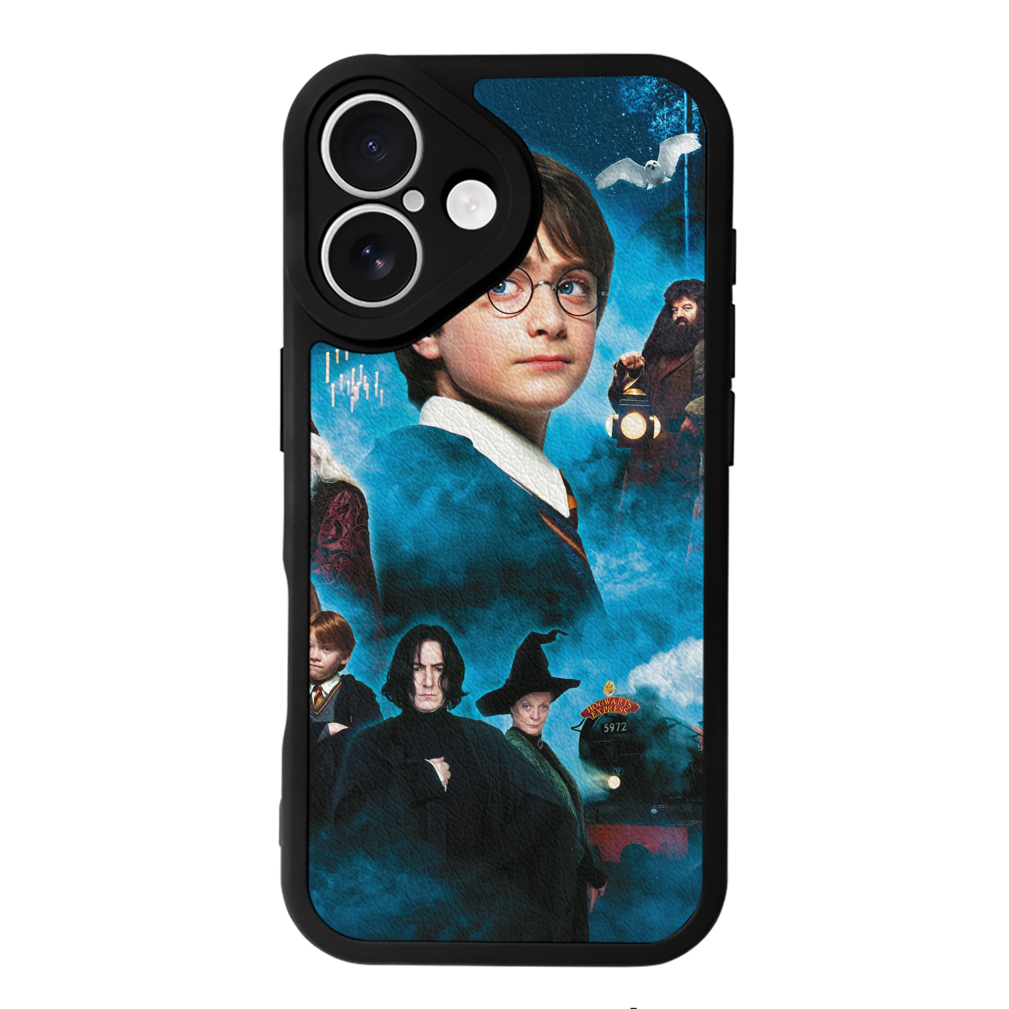 （画像用） Harry Potter ハリー・ポッターシリーズ 【iPhone 16シリーズ対応】シリコンスマホケース（レザー調） 材質：シリコン